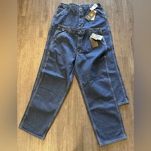 Carhartt Cat2 Flame Resistant Jeans Two Pair Lot Size 38x30